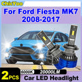 CSP Chips 150W 6000K White H7 LED Headlights With Double Copper Tube Turbo Fan Auto Lights