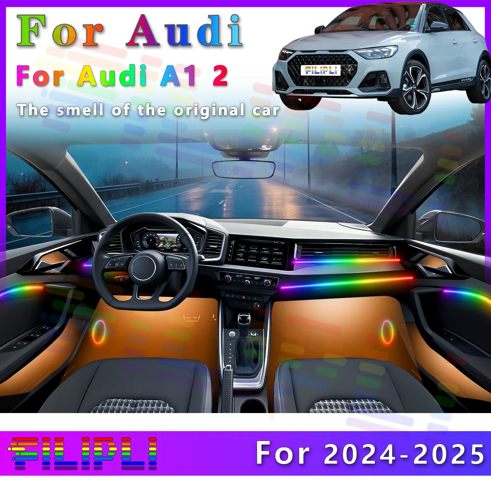 LED Interior Light Kit for Audi A1 2024-2025 - Canbus Dome Map Door Trunk Bulbs | AUTOKITSHOP