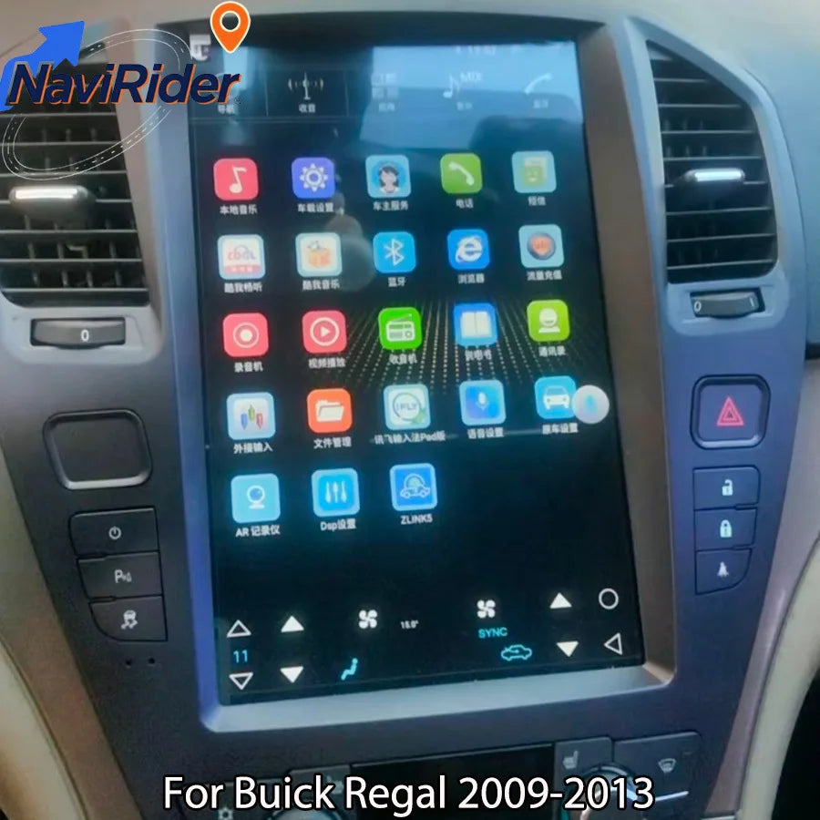 12.8inch Android Auto For Opel Insignia For Buick Regal 2009-2013 Stereo Car GPS Navi Mult