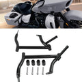 Motorcycle Black Saddlebag Guard Rails Bag Guards For Harley Road Glide Street Glide Road King E - Automotive LED Light
