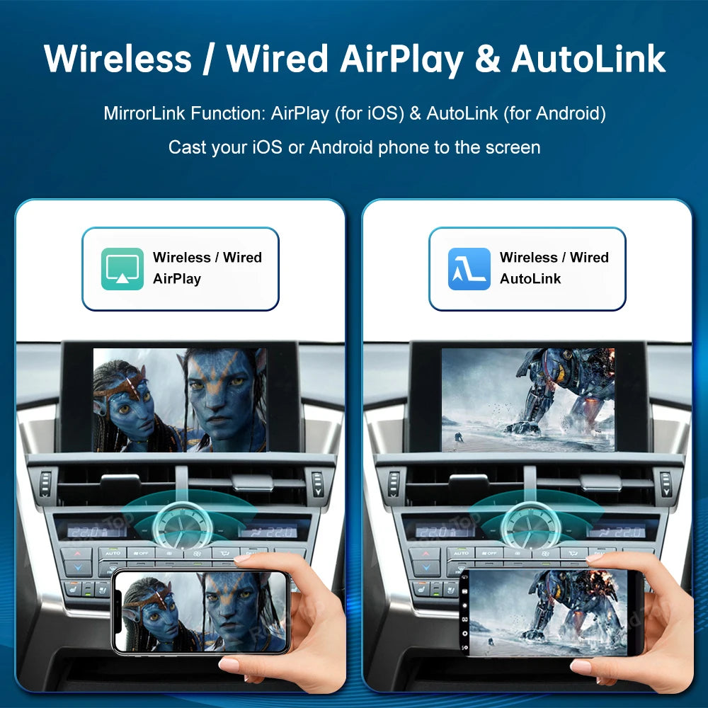 Wireless CarPlay Android Auto for Lexus NX RX IS ES GS RC CT LS LX LC UX 2014-2019 with Mi | AUTOKITSHOP