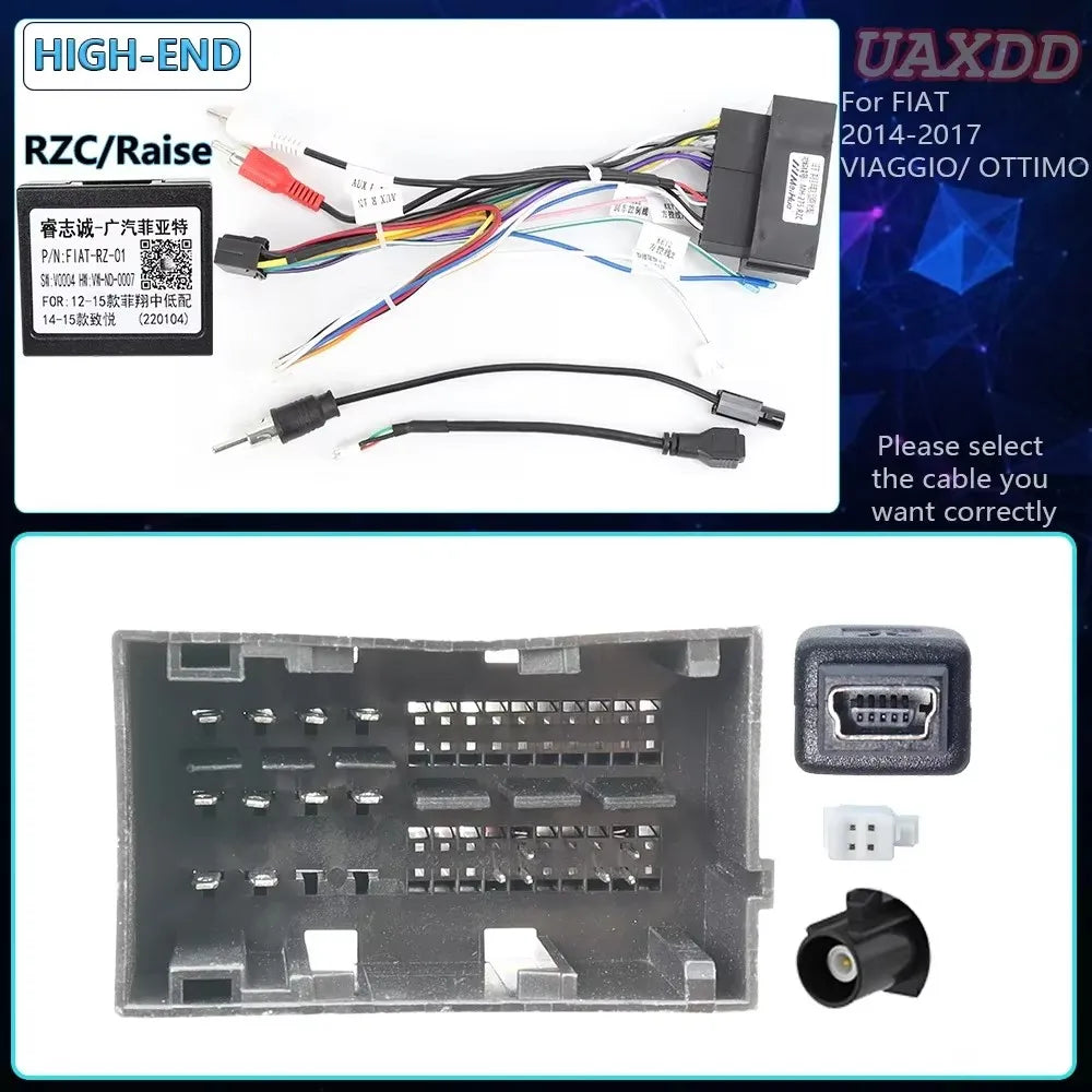 FOR FIAT Car Cable Harness Canbus Box Linea DUCATO Argo TORO UNO Strada DOBLO FIORINO 500X