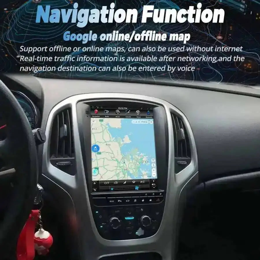 9.7inch Touch Screen Android 15 Car Radio For Buick Excelle For Opel Astra J 2010-2014 GPS