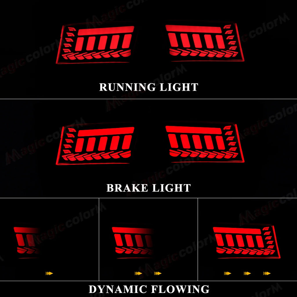 LED Rear Bumper Reflector Lights For Toyota Land Cruiser 250 Prado LC250 2024 2025 Warning | AUTOKITSHOP