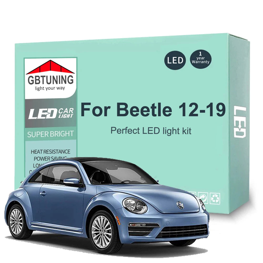 8-Piece LED Interior Light Kit for VW Volkswagen Beetle 5C - Canbus Error-Free Bulbs | AUTOKITSHOP