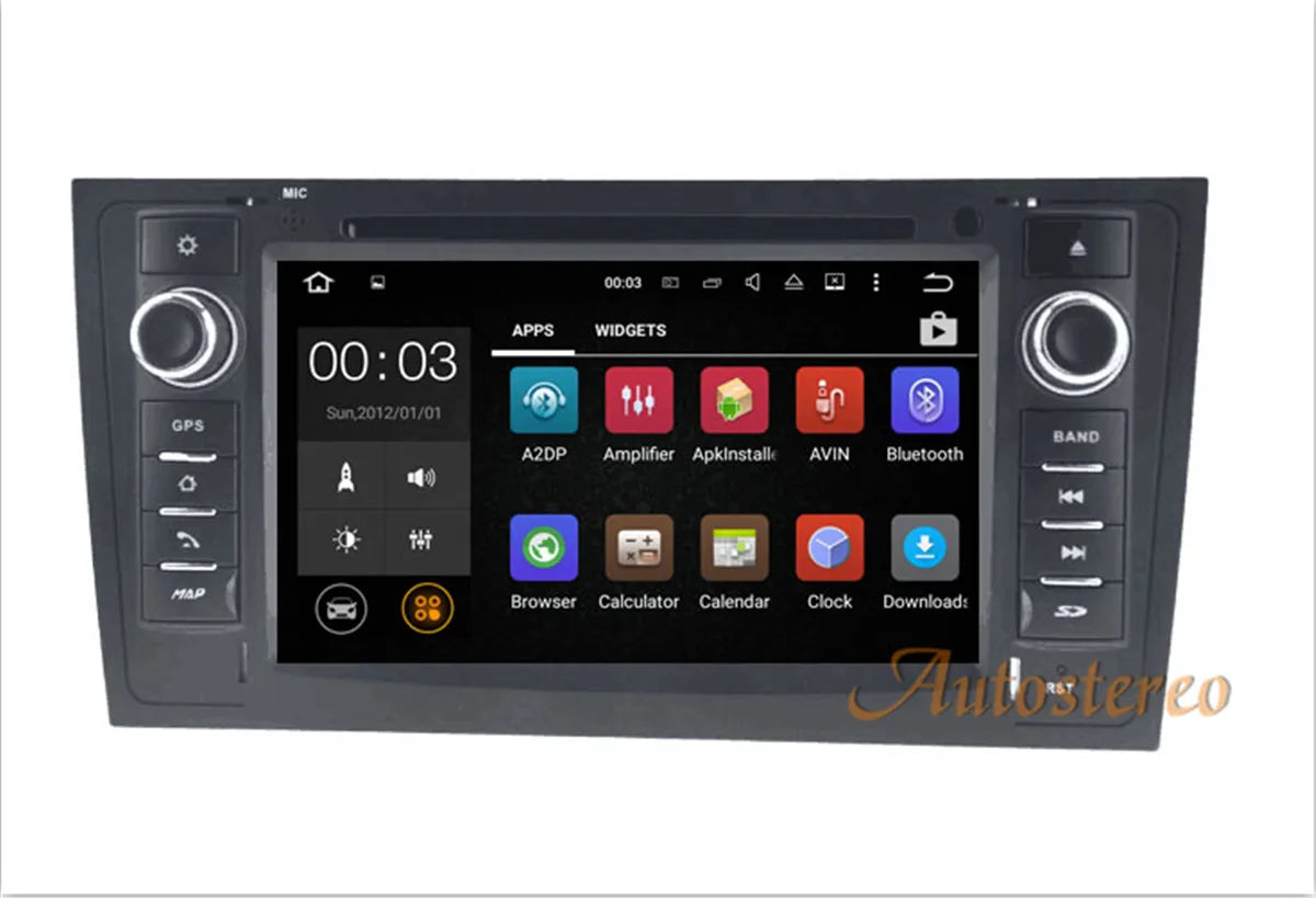 Carplay Android 14 For Audi A6 1997-2004 Auto Stereo Car Radio GPS Navigation Multimedia P