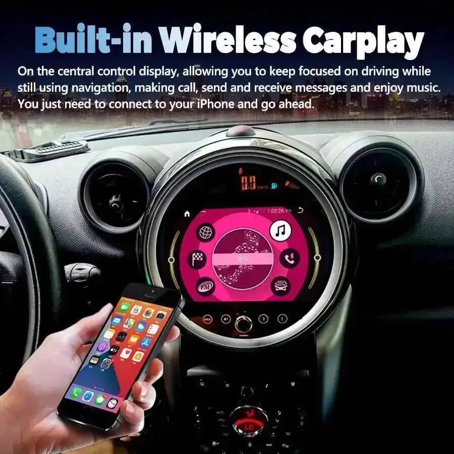 9" Android Screen For BMW Mini One R56 R57 R58 R60 Cooper S 2007-2017 Car Radio Multimedia | AUTOKITSHOP