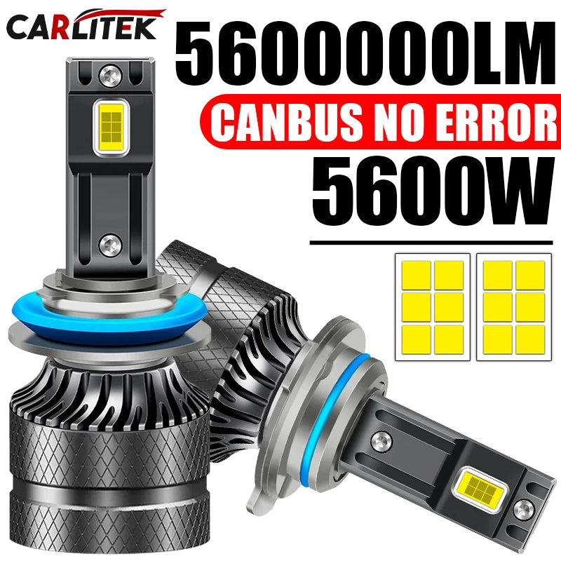 5600000LM H7 H11 LED Bulbs Headlight 5600W for Car Headlamp H4 H1 H8 H9 9005 9006 HB3 HB4