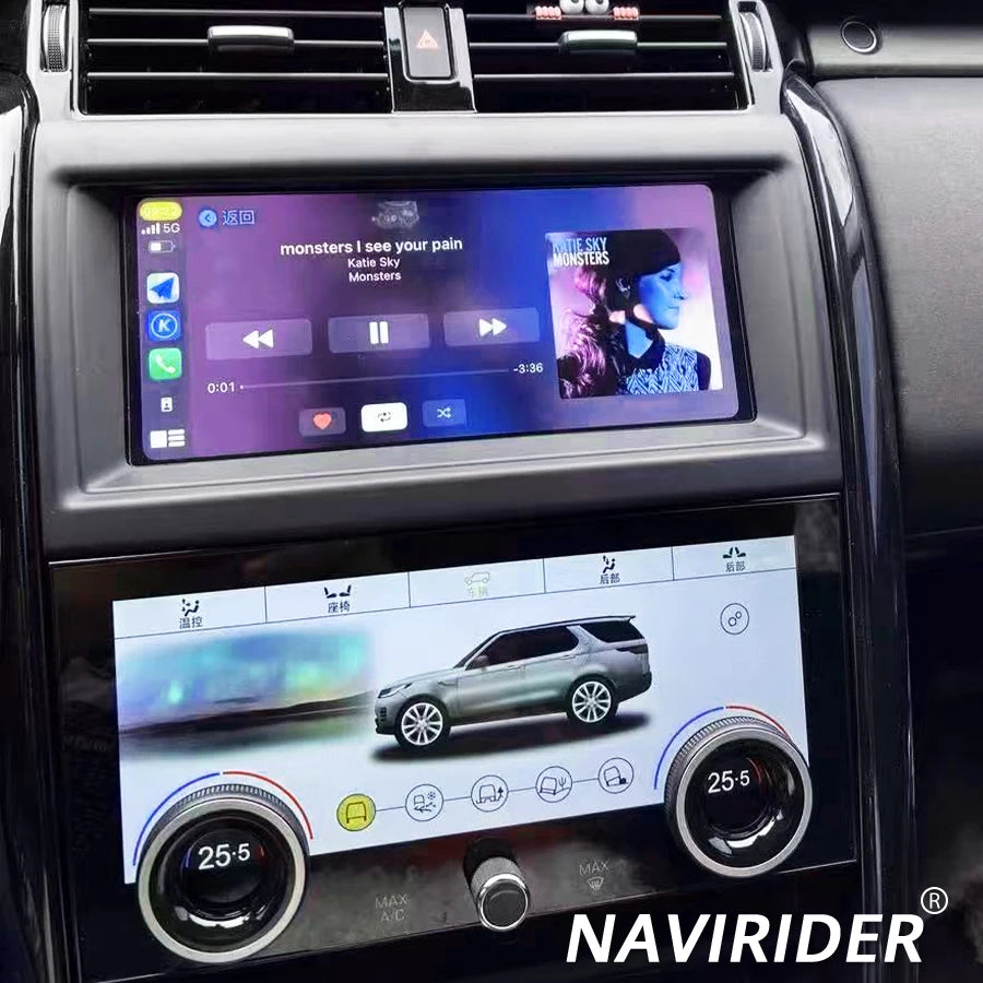 10.25Inch Climate Control LCD Screen For Land Rover 2017-2020 Discovery 5 AC Panel Easy In