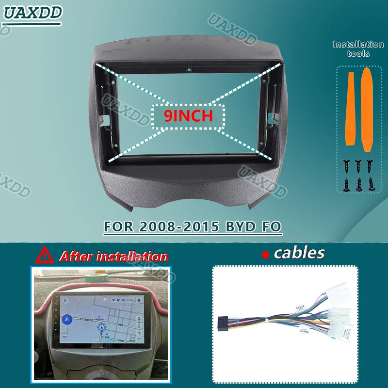 FOR 2008-2015 BYD FO 9INCH Car Radio Android DVD Stereo Audio Screen Multimedia Video GPG