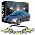 9-Piece LED Interior Light Kit for Honda Civic MK8 - Canbus Error-Free Interior Bulbs