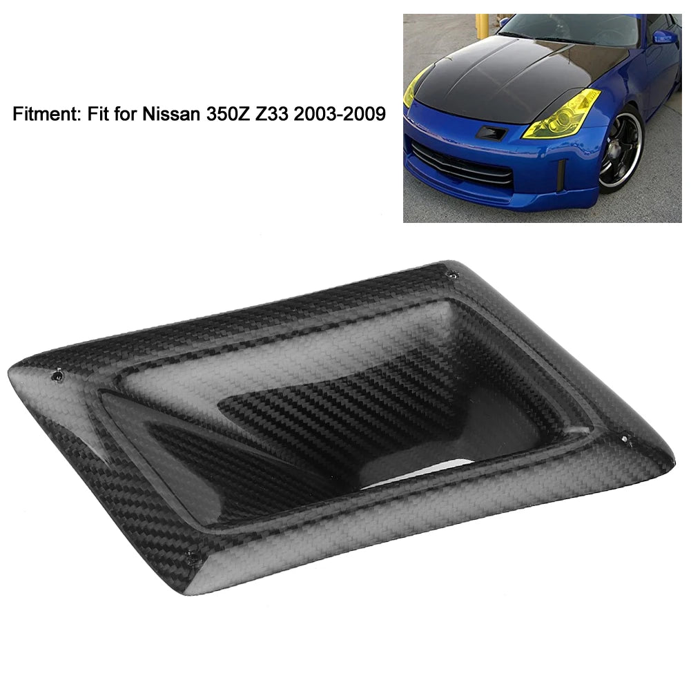 Car Bumper Air Outlet Bumper Air Vent Carbon Fiber Bumper Air Vent Duct Car Accessory Fit for 35 - Automotive LED Light