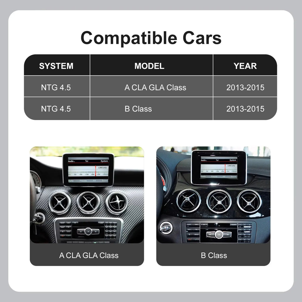 1920*720 Car Multimedia Display For Benz A B CLA GLA W176 W463 W246 2013-2015 NTG4.5 Touch