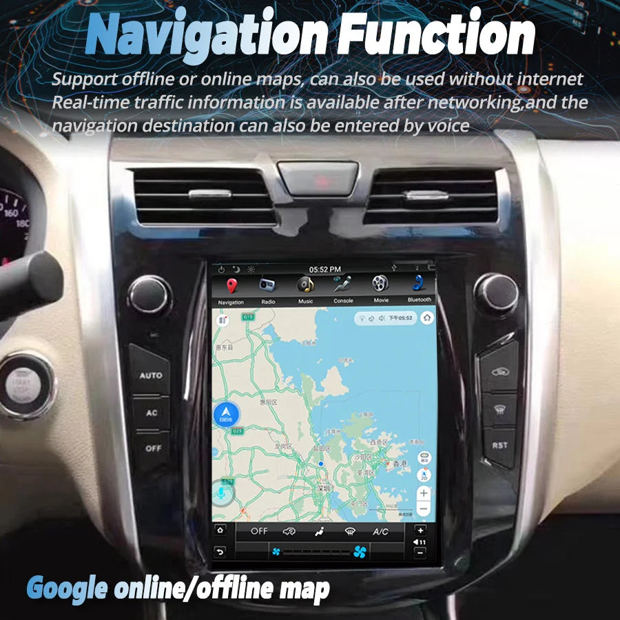 Android 14 Screen For Nissan Teana Altima 2013 - 2016 2017 Stereo GPS Car Radio Multimedia