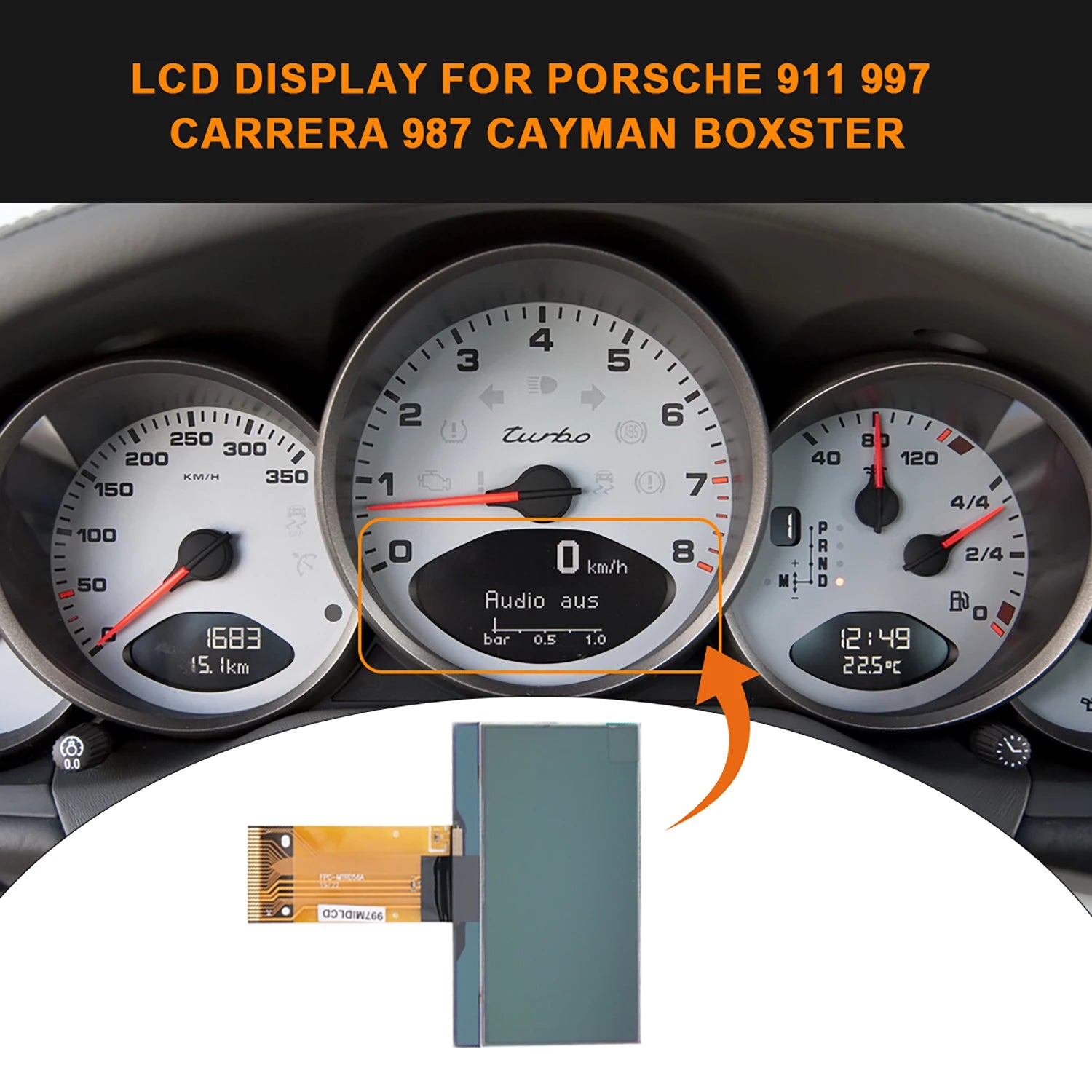 1-Piece LED Interior Light Kit for Porsche - Canbus Error-Free Interior Bulbs