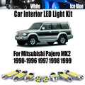 13-Piece LED Interior Light Kit for Mitsubishi Pajero MK2 1990- 1996 - Canbus Dome Map Door Trunk Bulbs | AUTOKITSHOP