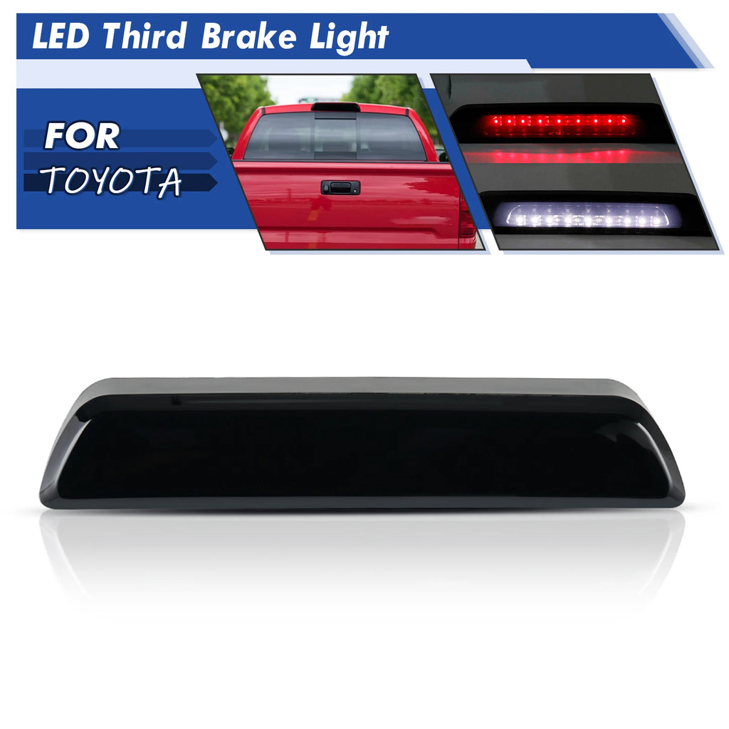 LED RED Car High Mount Brake Light LED 3RD Stop Reverse Lamp Smoked For Toyota Tundra 2007