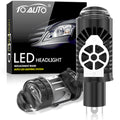 H4 Bi Led Lenses 20000LM 100W H4 LED Light Bulbs Mini Projector Lens Car Headlight Canbus