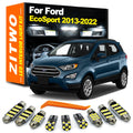 ZITWO 13Pcs LED Interior Map Dome Light Bulb Kit For Ford Ecosport 2013- 2016 20 for Ford 2013-2016 - Canbus LED Car Lig