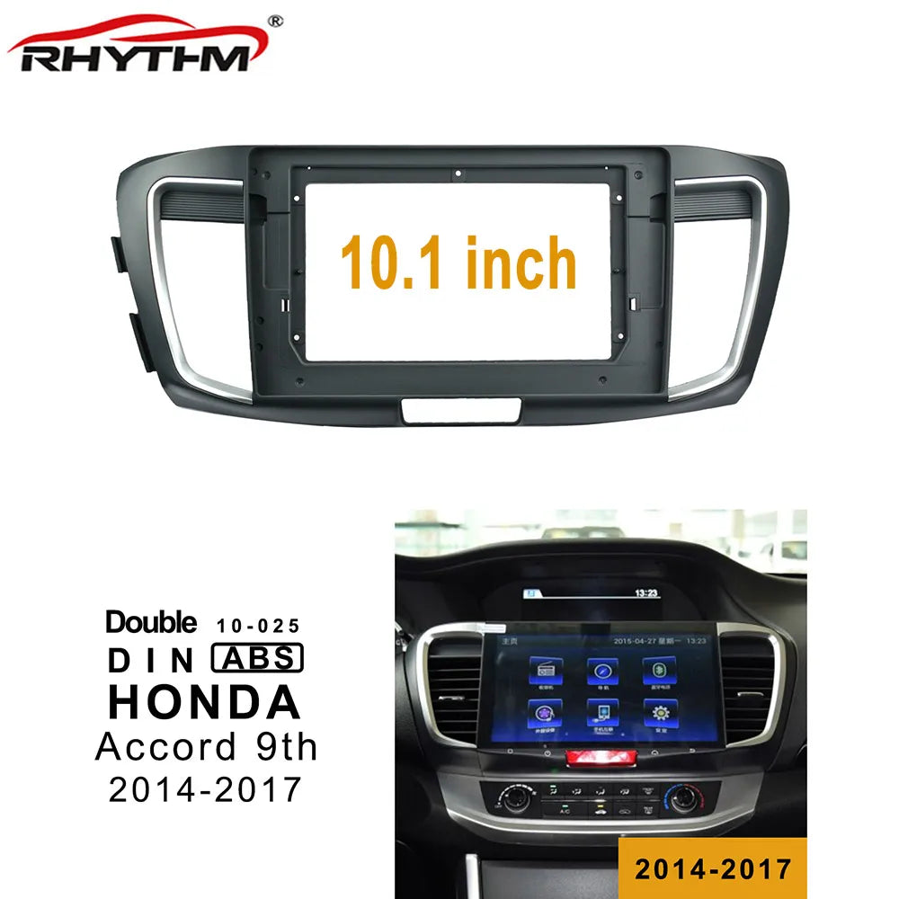 10.1 Inch Car Radio Fascia for HONDA Accord 9th 2.4L 2013-2015 Stereo Panel Dash Mount Ins | AUTOKITSHOP
