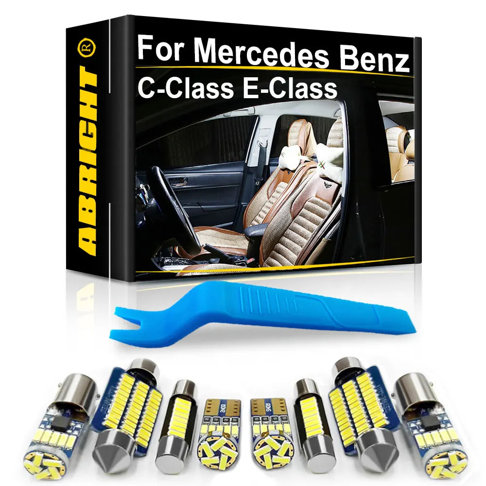 LED Interior Light Kit for Mercedes Benz W202 W203 W204 W205 W210 W211 W212 C207 A207 C E Class Accessories Parts - C...