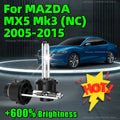 35W Xenon HID Car Lamp D2S 6000K Headlight For MAZDA MX5 Mk3 NC 2005 2006 2007 2008 2009 2