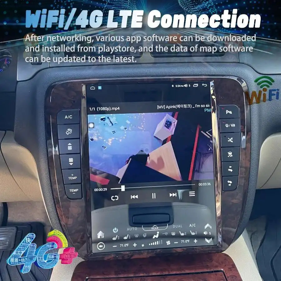 For GMC Yukon 3 GMT 900 For Chevrolet Tahoe 3 III GMT900 2007 2014 Stereo GPS BT Carplay H | AUTOKITSHOP