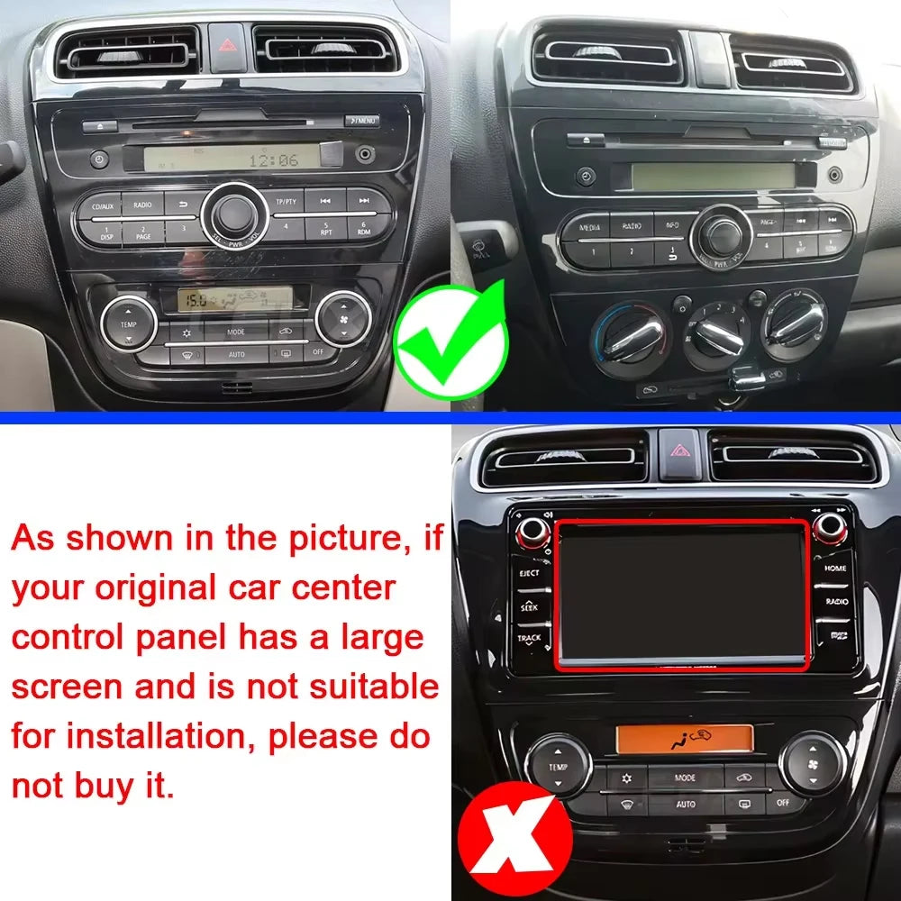 Android 16 Car Radio For Mitsubishi Mirage Attrage 2012-2018 Space Star Gps Navigation Ste | AUTOKITSHOP