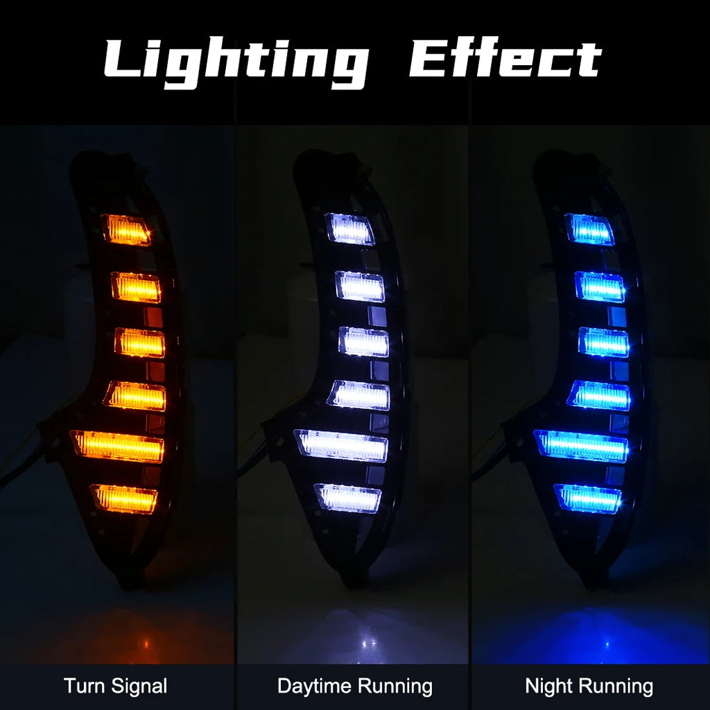 For MG MG7 2023 2024 Morris Garages LED Daytime Running Lights DRL Fog Lamps Turn Signal W | AUTOKITSHOP