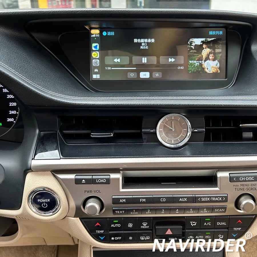 GPS 4G Qled Screen 10.25inch Android 15 Carplay For LEXUS ES ES200 ES300H ES250 ES350 2013