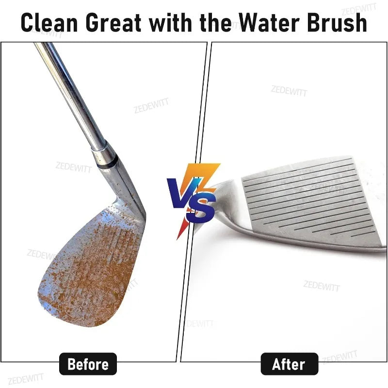 Durable Golf Club Brush Groove Cleaner With Snap Clips Golf Club Cleaner Tool Golf Accessories F - Automotive LED Light