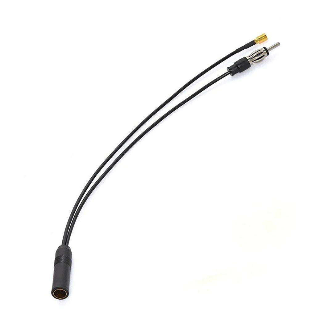 DAB & FM / AM Car Radio Aerial Active Antenna SMB DIN Splitter Adapter Cable Compatible DA
