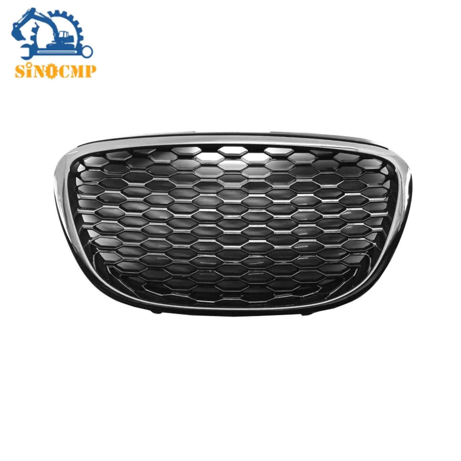 SINOCMP Glossy Black Front Honeycomb Grill Mesh For SEAT Leon MK2 1P1 2006-2009 Altea Tole