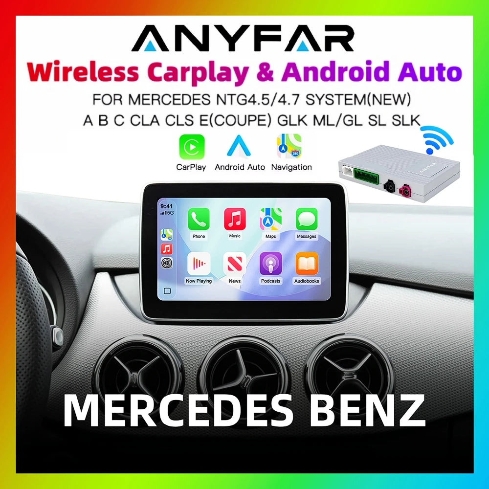 Wireless CarPlay Android Auto Retrofit Kit Decoder Box CarPlay Interface For Mercedes Benz | AUTOKITSHOP