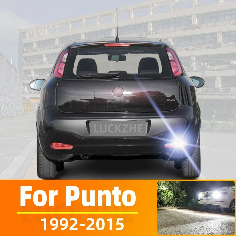 2-Piece LED Interior Light Kit for Fiat Punto Accessories 1992-2015 - Canbus Dome Map Door Trunk Bulbs | AUTOKITSHOP