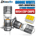 H7 LED Headlight Mini Lens Projector H4 H11 H9 9005 HB3 9006 HB4 H8 Turbo 1:1 Mini Wireles