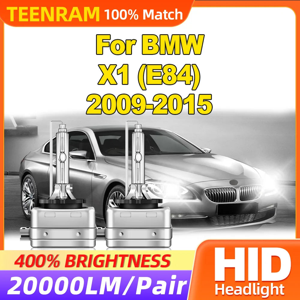 35W HID Xenon Headlights 20000LM Super Bright Xenon Lamps 12V Auto Lights For BMW X1 (E84)