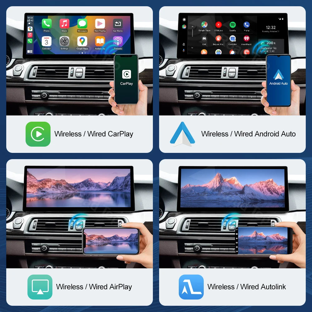 12.3'' CN Multimedia Display For BMW 5 7 Series 2012-2020 F10 F11 F01 NBT EVO System Touch | AUTOKITSHOP