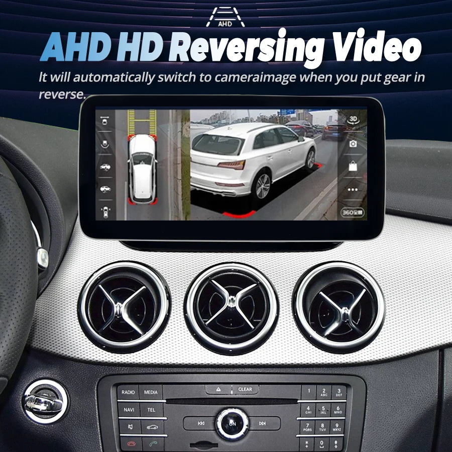 Android 13 Car Multimedia Video Player 12.3inch Qled Screen For Mercedes Benz B Class W245 | AUTOKITSHOP