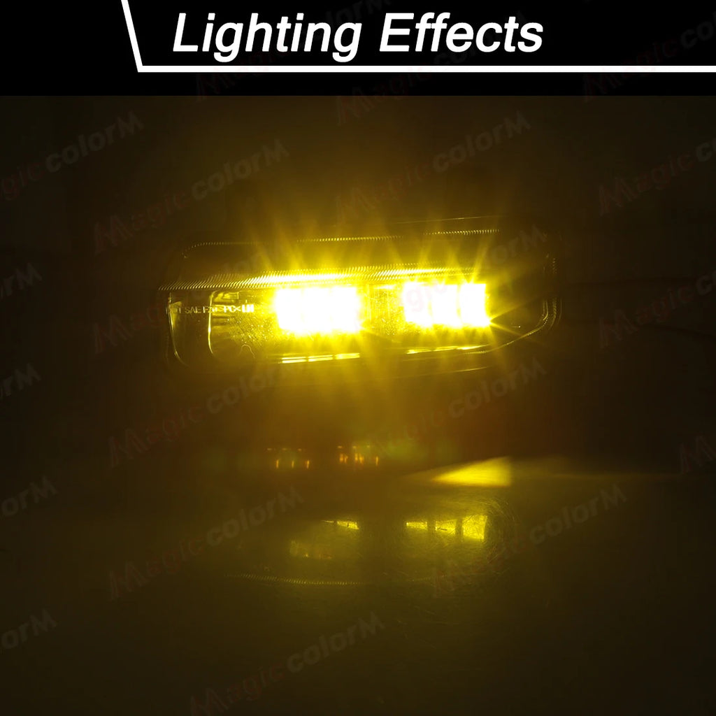 DLAA For Dodge Ram 1500 2019 2020 2021 2022 2023 2024 LED Car Fog Lamps Front Bumper Headl | AUTOKITSHOP