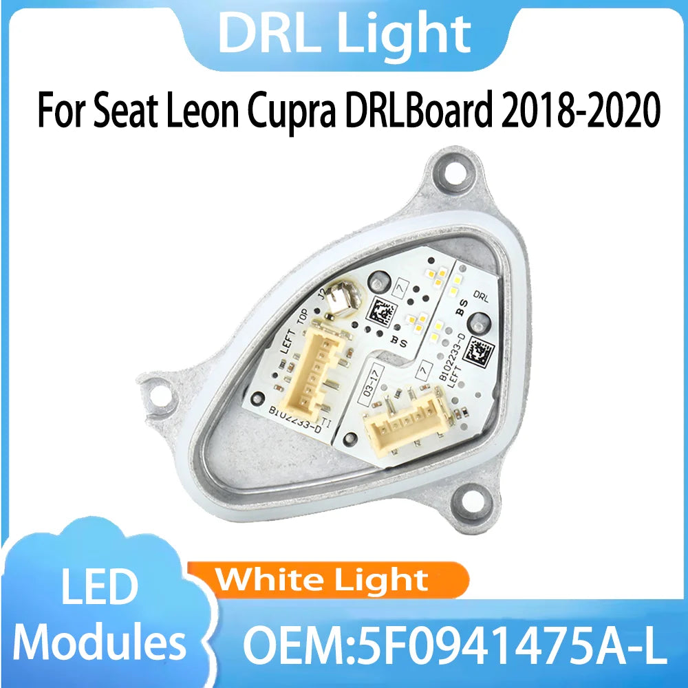 5F0941475A-L DRL Headlight Module Control Unit Day Light White Color Angel Eyes Module For