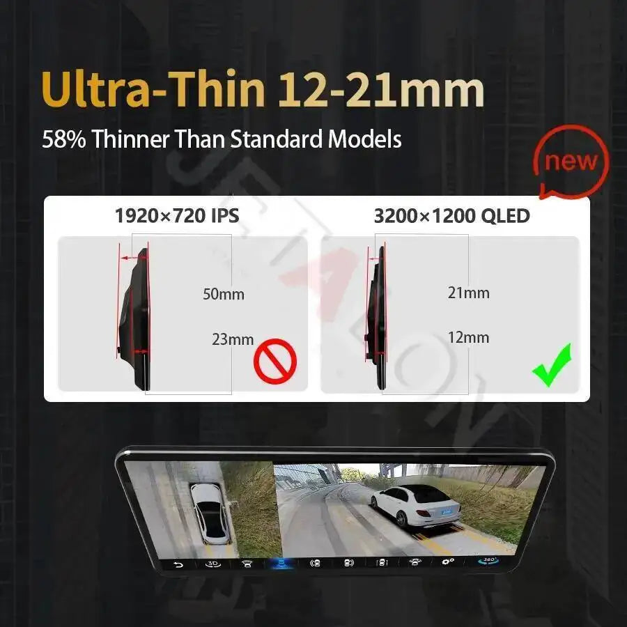 14.6" Android 4K Screen Car Radio For Benz ML GL GLE GLS 2012-2019 W166 X166 Stereo Carpla | AUTOKITSHOP
