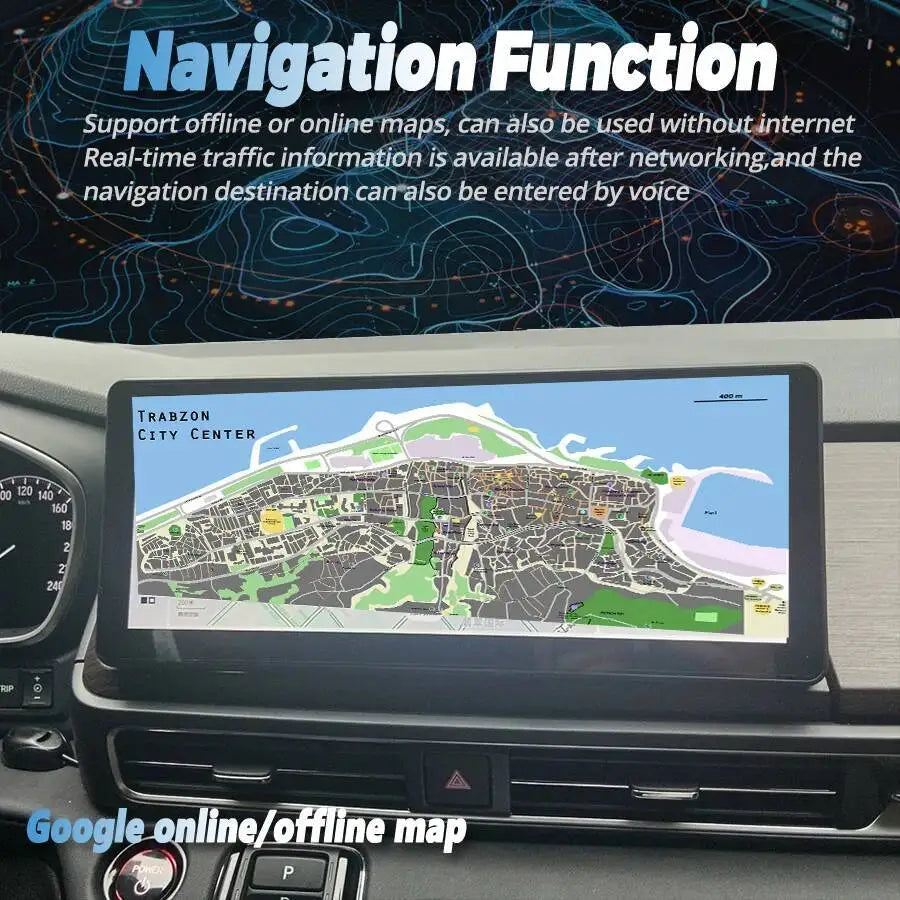 12.3" Screen Car Radio For Honda Odyssey 2022 2023 2024 2025 Carplay Android Auto Multimed