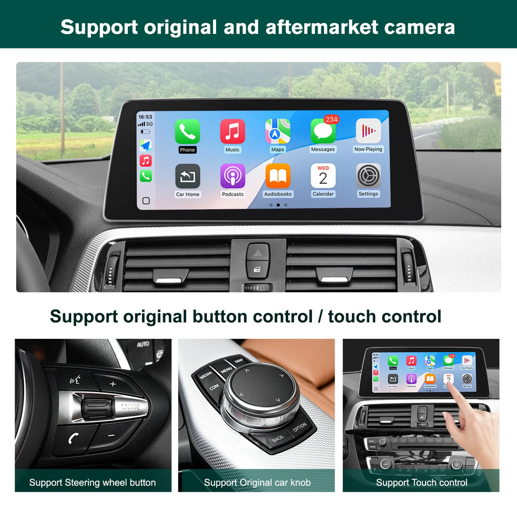 10.25" Wireless CarPlay Andorid Auto Car Radio For BMW 1 Series F20 2017-2019 EVO Linux Sy | AUTOKITSHOP