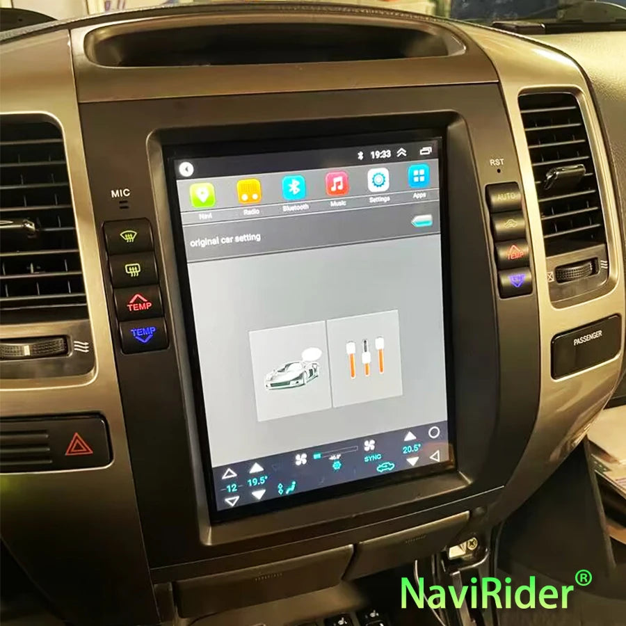 Android Car Radio Carplay For Toyota Land Cruiser Prado 120 For Lexus GX470 2002-2009 Vide