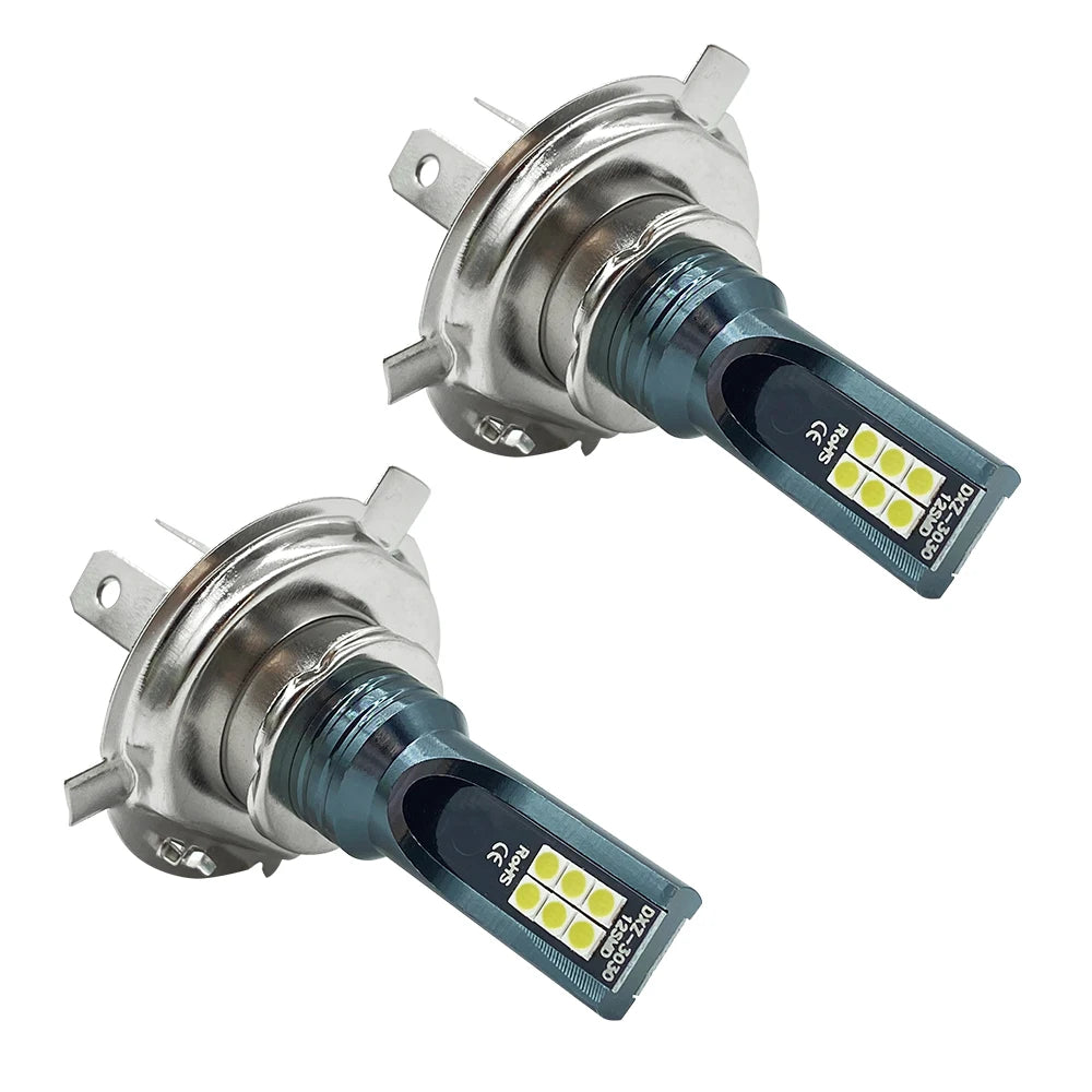 2Pcs LED H4 H7 H11 Car Headlight  H8 H9 H10 H1 H3 Car Fog Light Bulbs 9005 9006 Auto Driving Running Lamps 12000LM 80W 12V 24V