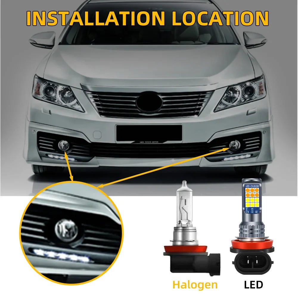 2-Piece LED Interior Light Kit for Toyota Camry 2002-2017 - Canbus Dome Map Door Trunk Bulbs | AUTOKITSHOP