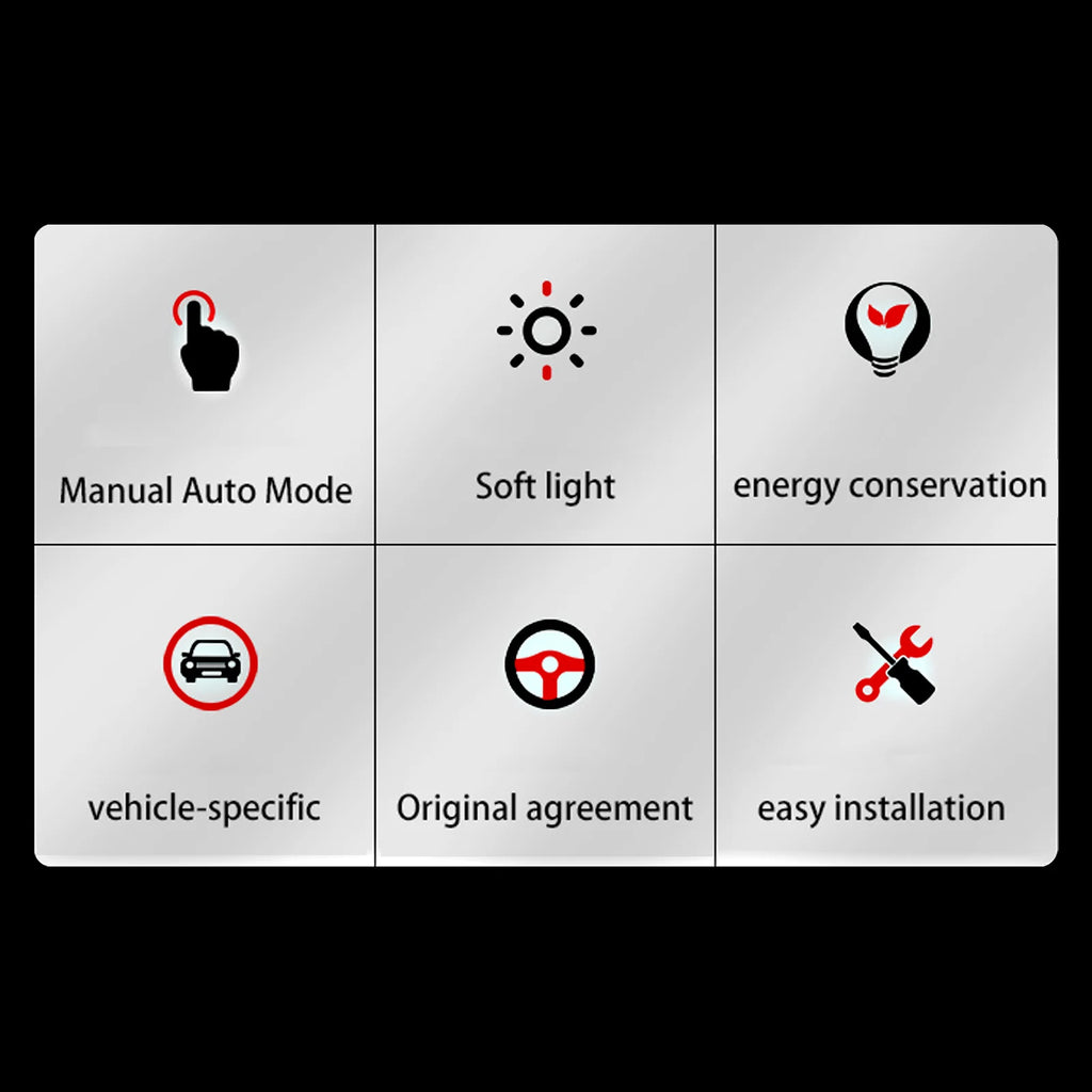 64 Colors - Ambient Light - for Mercedes W205 X253 W213 - Car Interior Lighting