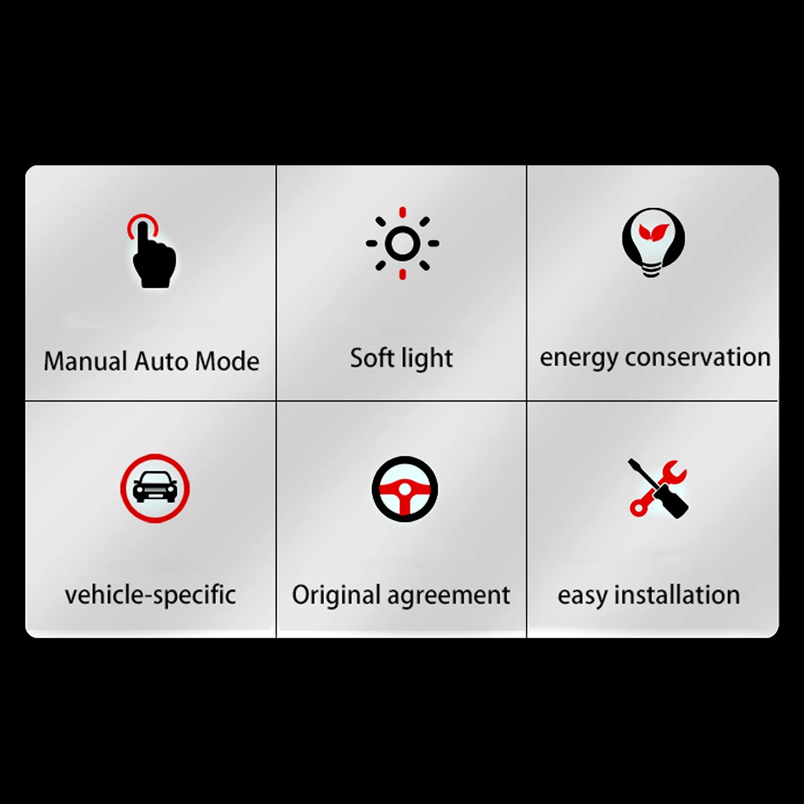 64 Colors - Ambient Light - for Mercedes W205 X253 W213 - Car Interior Lighting