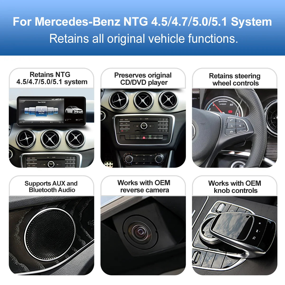 12.3 '2400*900 Wireless CarPlay For Ultra Thin Mercedes Benz GLA CLA GLC GLK W205 W176 C11 | AUTOKITSHOP